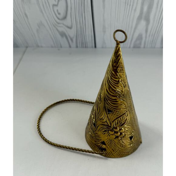 Vintage Brass Tussie-Middie Flower Holder Decorative Decor - Picture 2 of 6